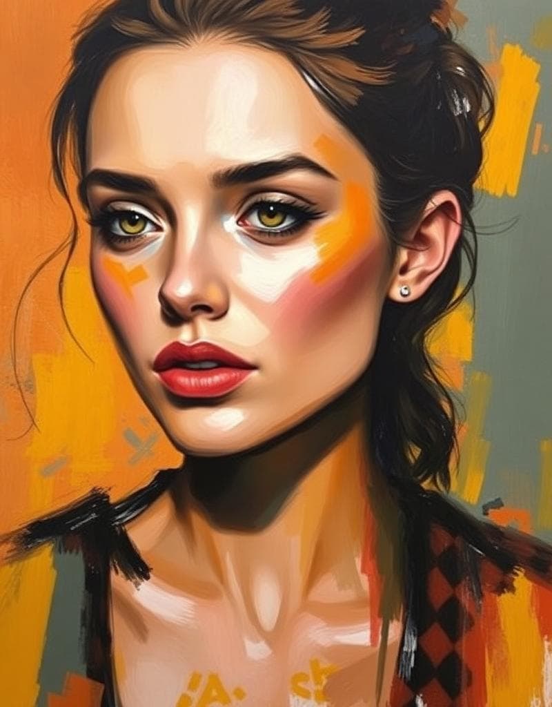 Vivid Presence — original Oil painting by Zia Forogh